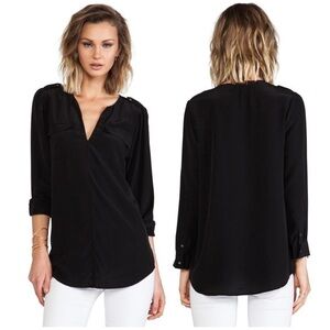 Joie Black Marlo Blouse